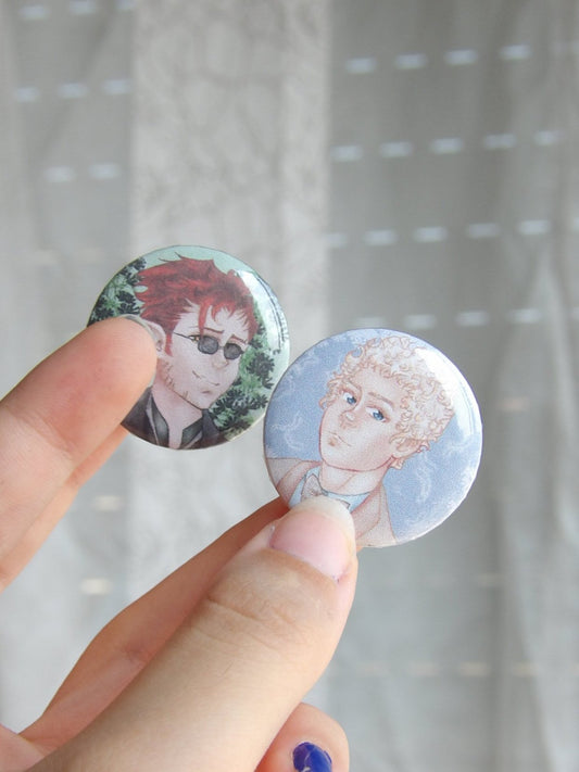 Badges Matching Good Omens